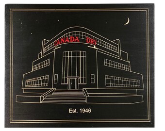 Canada Dry, Silver Spring Maryland, Wooden Wood Wall Art Decor, 3D Custom Art, Wood Wall Art