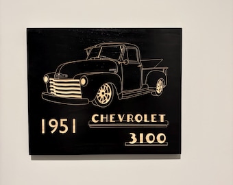 1947-1953 Chevy 3100 Truck Sign