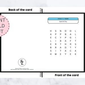 Strands Birthday Card, NYT Games Card, Printable Birthday Card, Puzzle