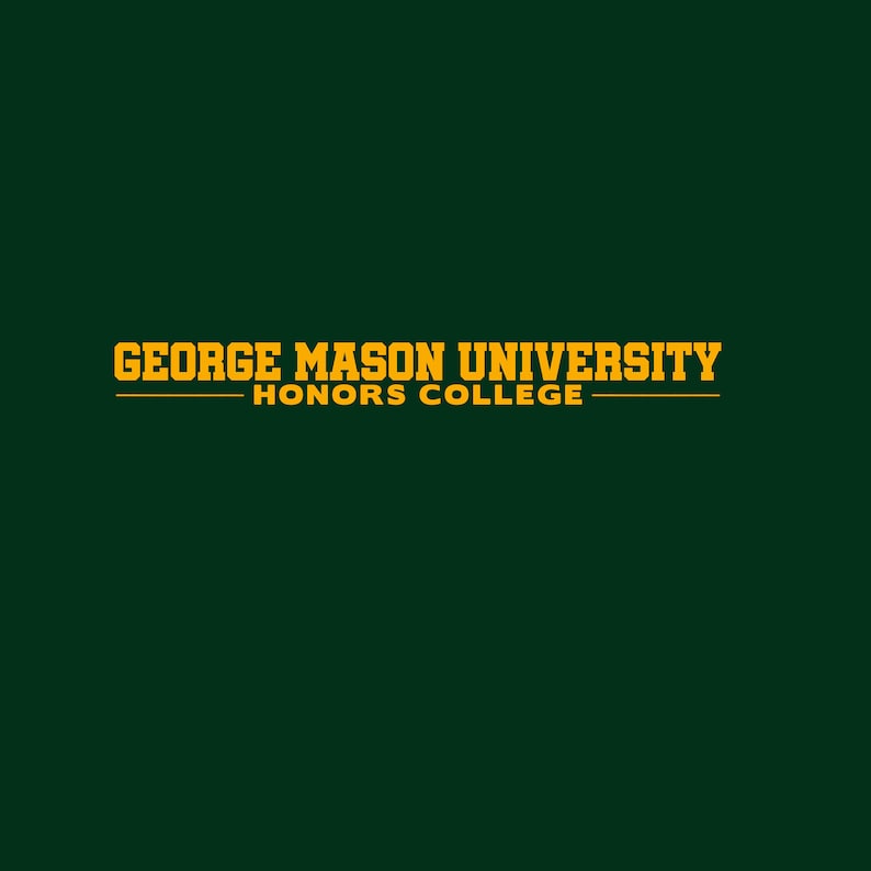 Mason University Honors College Tee Long Sleeved Etsy