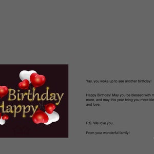 Joyeux anniversaire