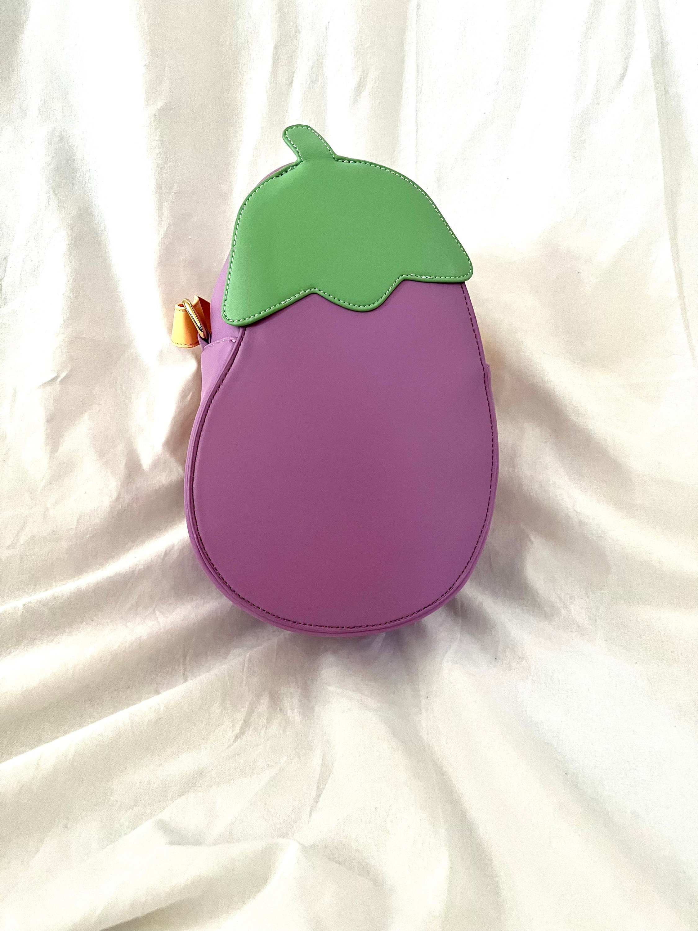 Eggplant purse