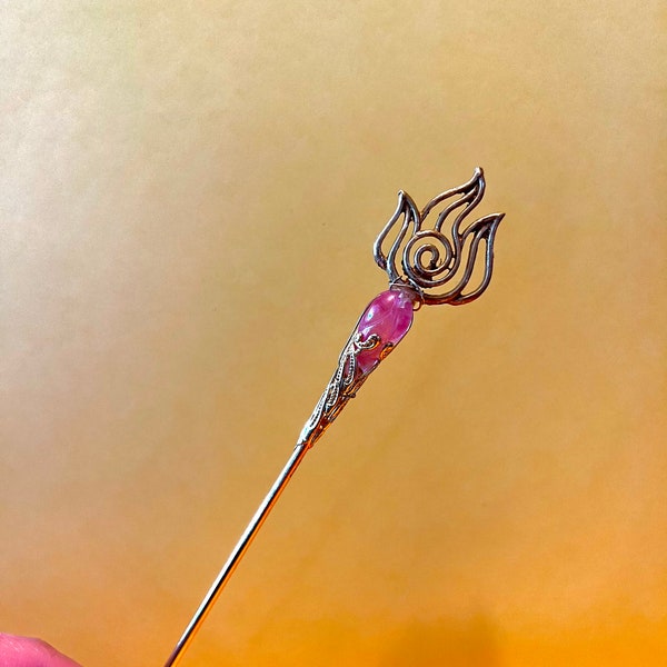 Fire nation hair pin