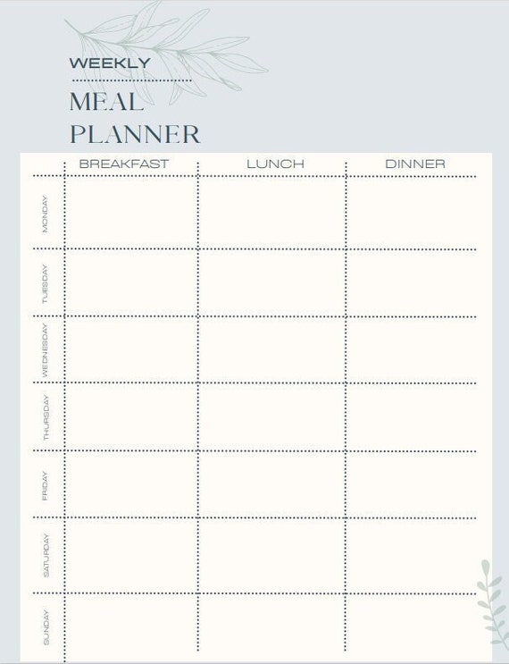 Weekly Planner - Simplify Your Life With A White Weekly Planner