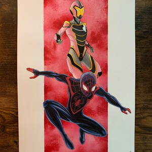 Spider Man and Iron Heart