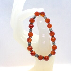Vitality and Protection Gemstone Red Agate bracelets Handmade with Love