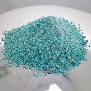 Polvere di turchese naturale autentica proveniente dalle miniere di turchese degli Stati Uniti