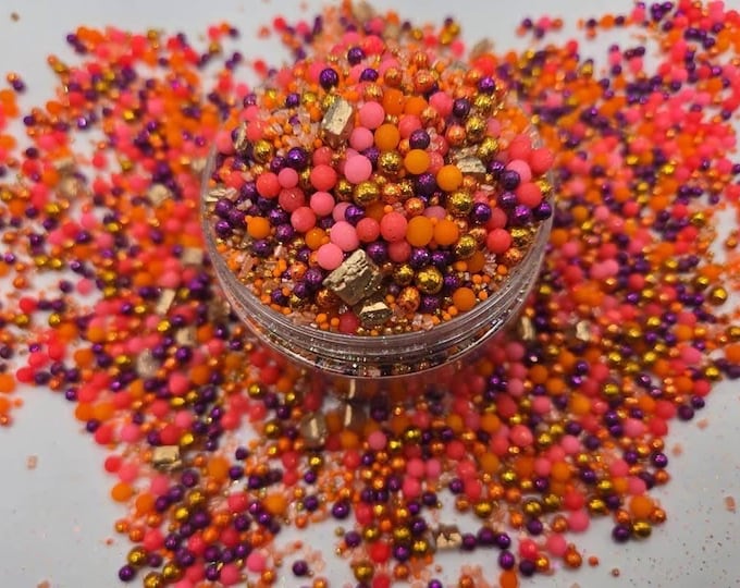Tropical Sunset Sprinkle Blend: Mango, Lemon, Coconut Flavors