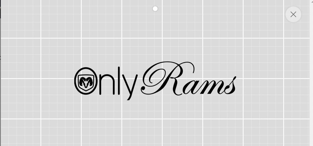 Onlyrams Truck Window Vinyl Decal Etsy