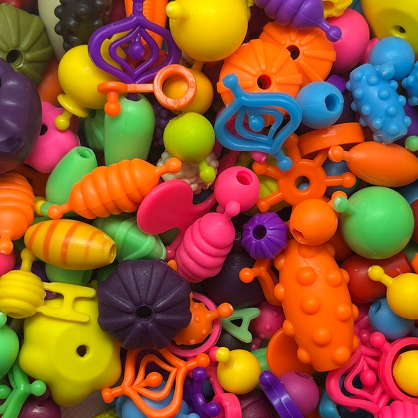 Plastic Pop Beads