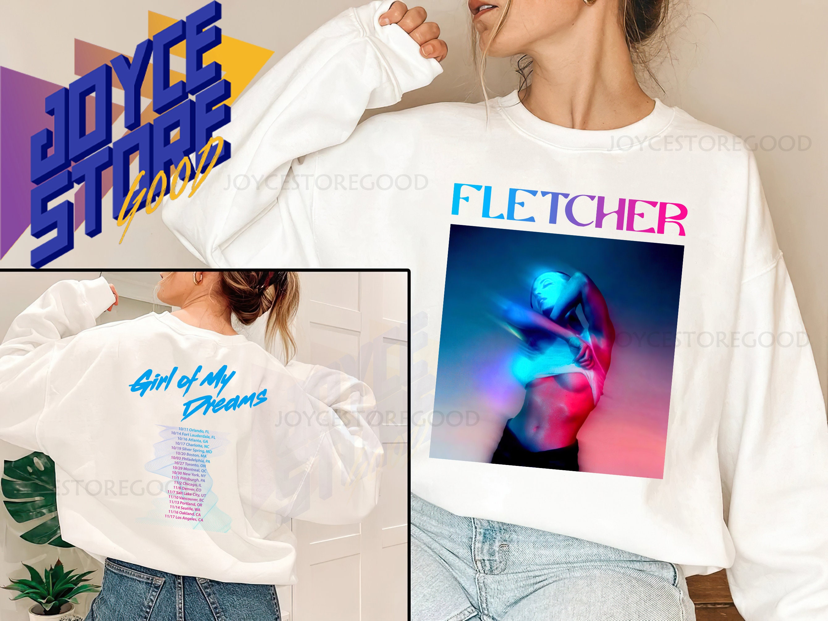 Girl Of My Dreams Tour Shirt, Fletcher Tour TShirt, Finding X Fletcher