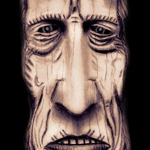 Chief Rotaynah - Mbonisi Kunst: Graphitstift, Leinwanddruck.