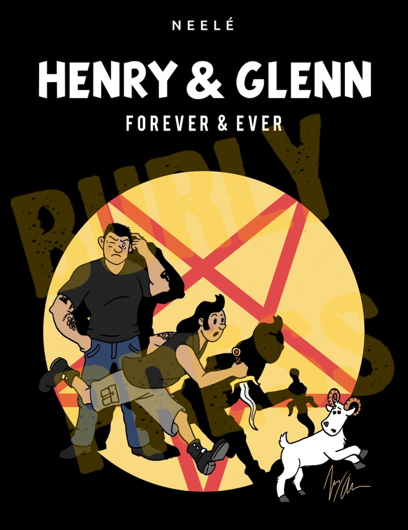 Henry and Glenn Forever and Ever - Tintin Parody Art Print - Etsy