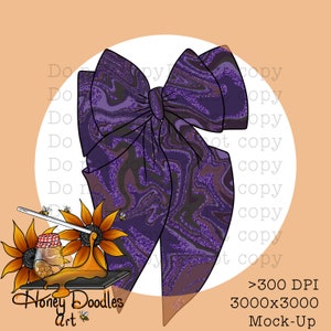 Coquette Bow Mockup: Line Art Simple Mock-Up (Digital File)