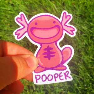 Wooper Sticker Funny
