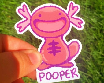 Wooper Sticker Grappig