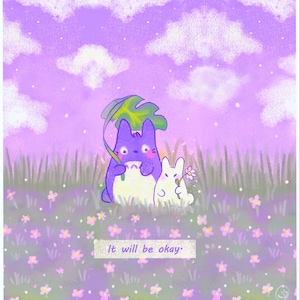 Totoro Print Cute