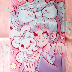 VOCALOID Hatsune Miku and Cinnamaroll Print