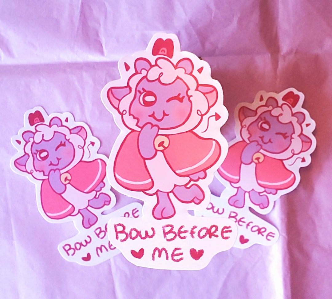 Cult of the Lamb Sticker Cute Etsy