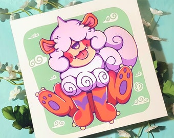 Hisuian Growlithe Print