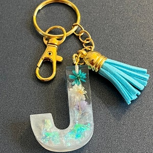 Kwastje Initial Keychain