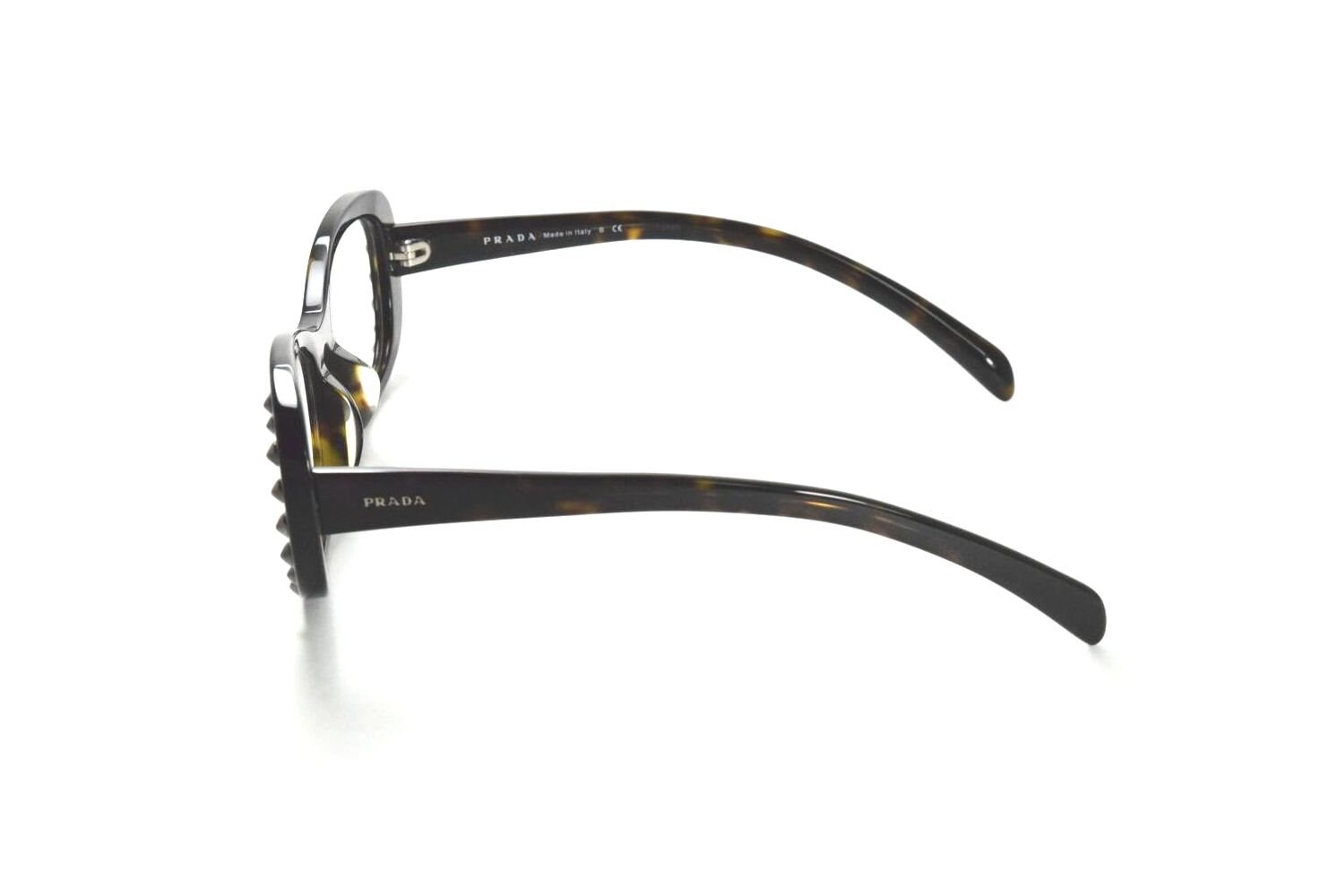 Prada Tortoise Glasses VPR21S 2AU Prada Eyeglasses VPR 21R Tortoise 2AU-1O1 Size 51mm Optical  main image 4