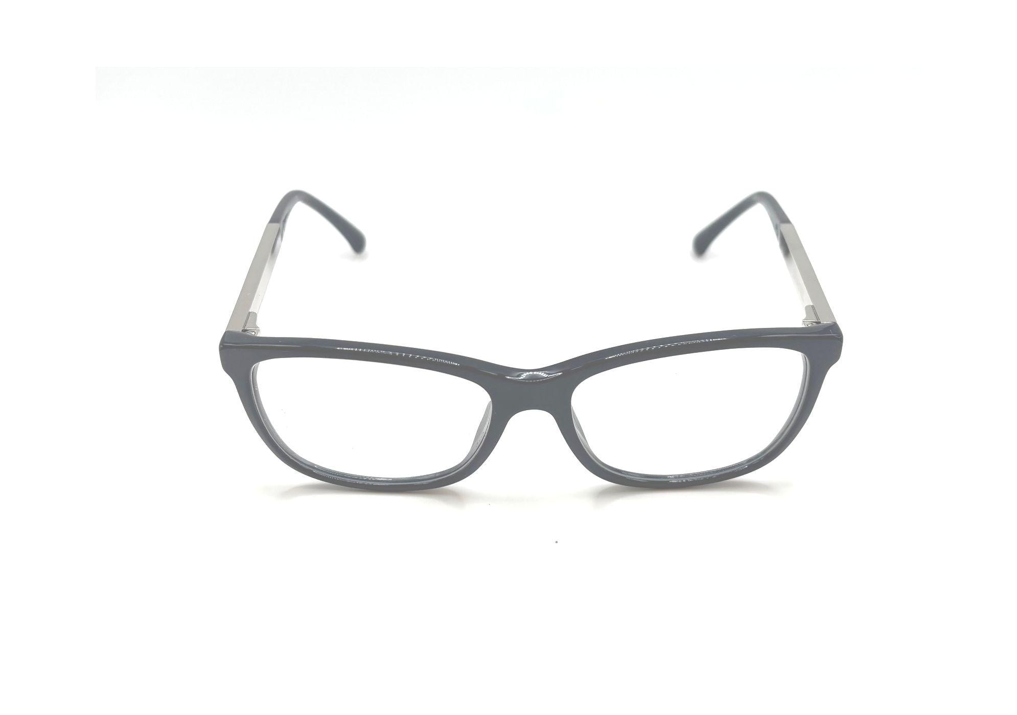 Chanel Eyeglasses 3280Q 501 Black Silver/ Galuchat Frame 52mm