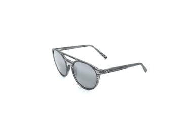 Maui Jim AH DANG! 781-11MS Matte Grey Stripe / Neutral Grey Polarized Lenses