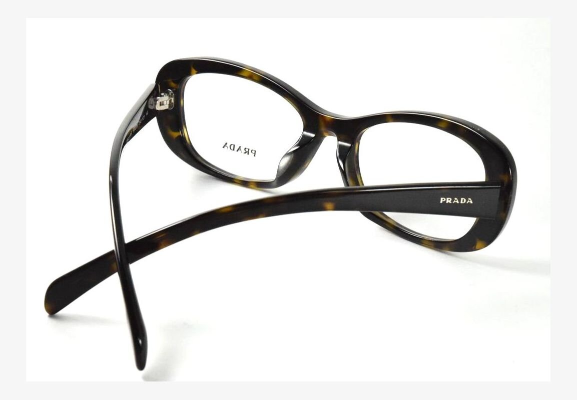 Prada Tortoise Glasses VPR21S 2AU Prada PR21ZV Tortoise Eyeglasses | Includes FREE Rx Lenses main image 4