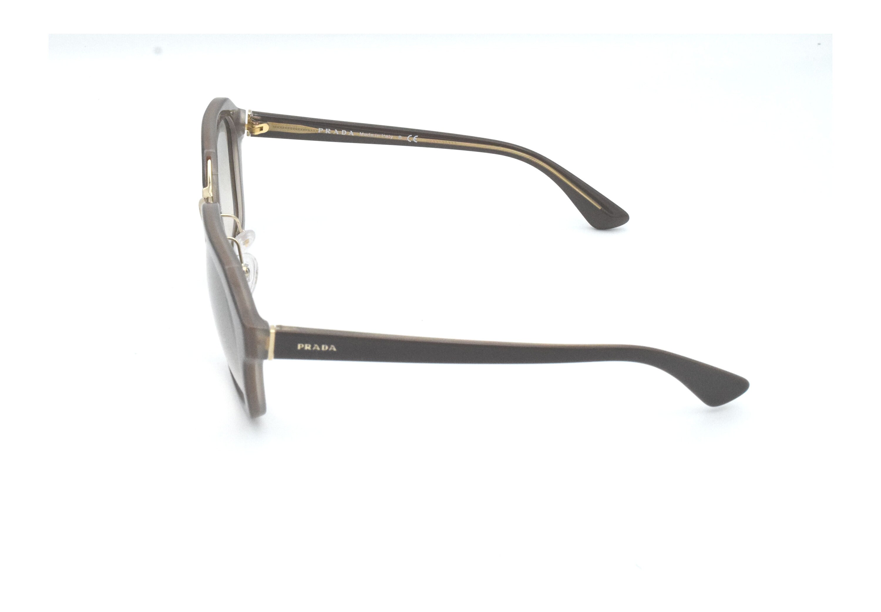 Buy Prada 25R UED-3H2 Oval Brown / Gray Lenses Online in 