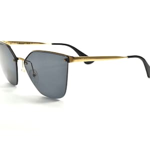 PRADA SPR 68T 7OE-5Z1 Gold /Mirror/ Grey Polarized Österreich