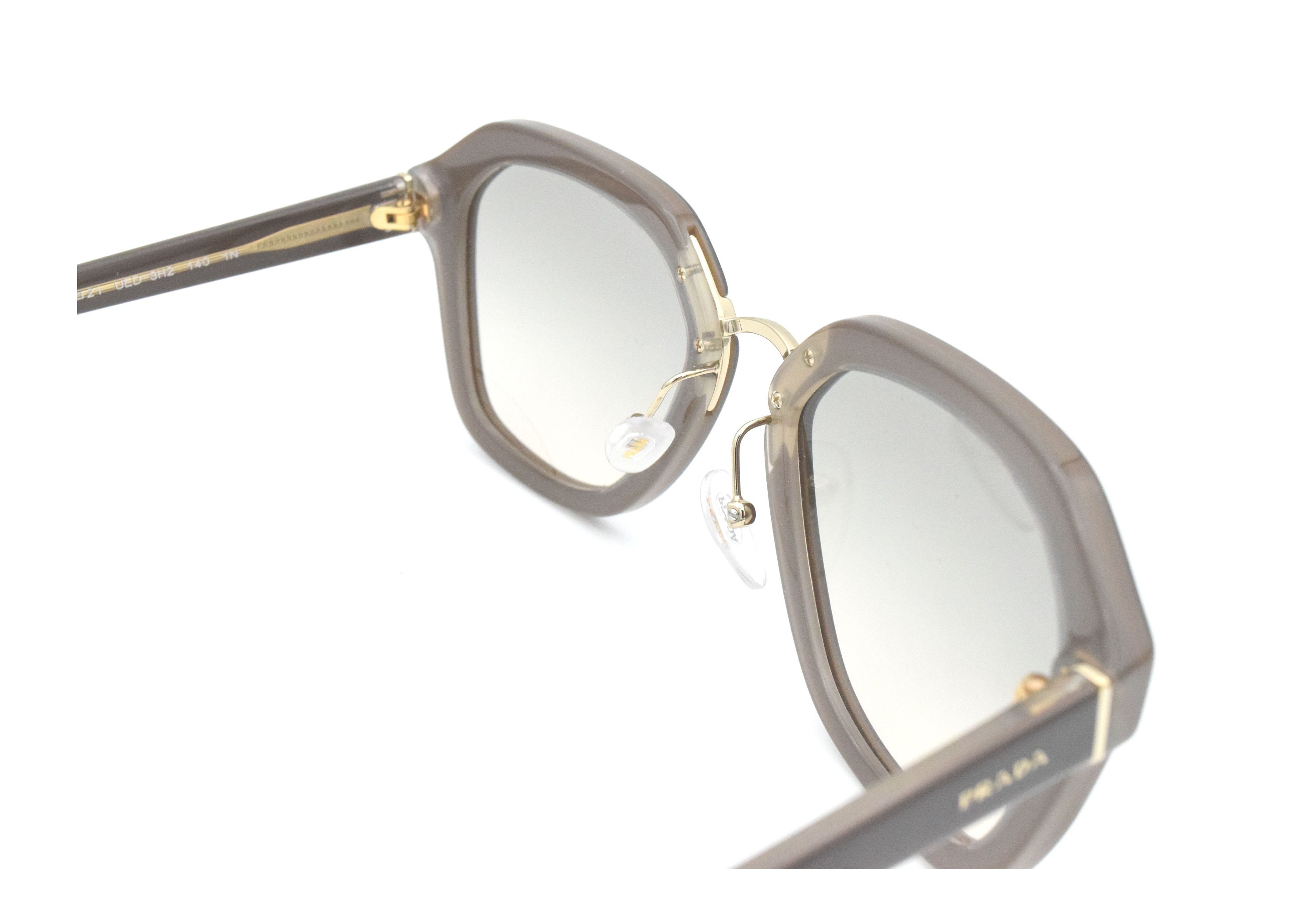 Buy Prada 25R UED-3H2 Oval Brown / Gray Lenses Online in  display picture 1