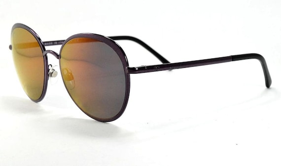 Chanel 4206 C.467/c1 Round Purple / Purple Mirror - Etsy