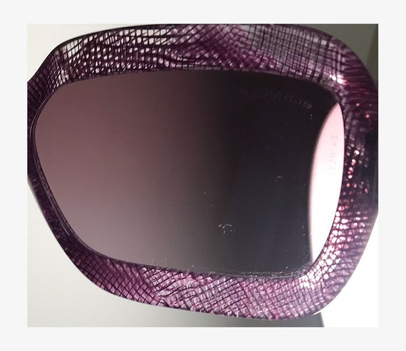 Chanel 5155 1155/3L Purple Mesh Clear / Violet Gr… - image 6