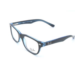 Ray-Ban RB 1555 3667 Kids&#39; Eyeglasses Polished Blue Frame 46 mm + RB Case