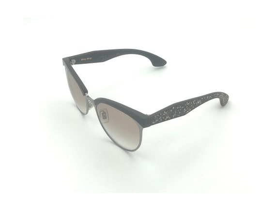 Miu Miu SMU Brown Pave Crystal Stardust / Brown Gradient  display picture 2