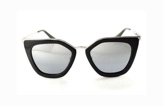 Prada  Spr53s 1ab-6r2 Black Cat Eye Frame W/ Pola… - image 2