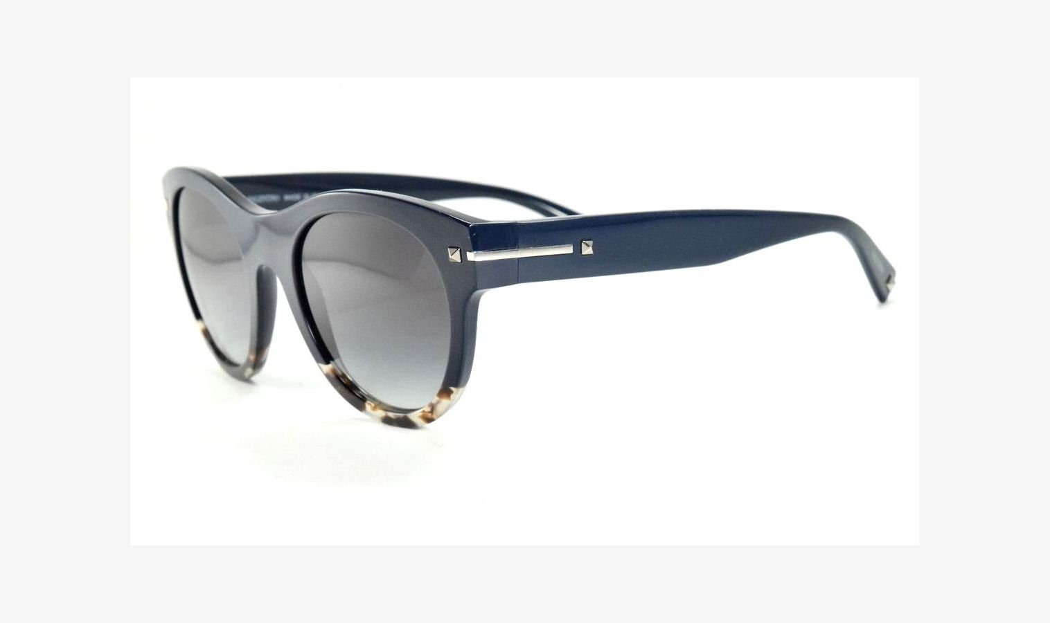 Valentino Brown and Blue Gradient Sunglasses Valentino Garavani Gradient Brown Violet Oversized Ladies  main image 2
