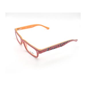 Ray-Ban Kids&#39; Eyeglasses RB 1535 3599 Pink on Orange Frame 45 mm