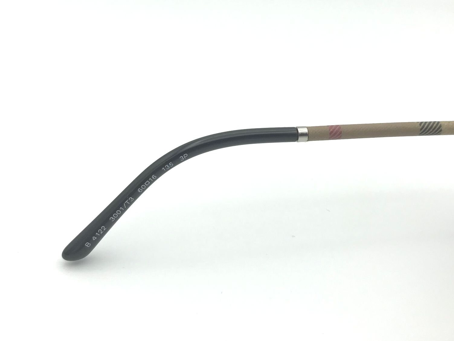 Burberry B 4122 3001/T3 Polished Black W/ Gray Polarized 