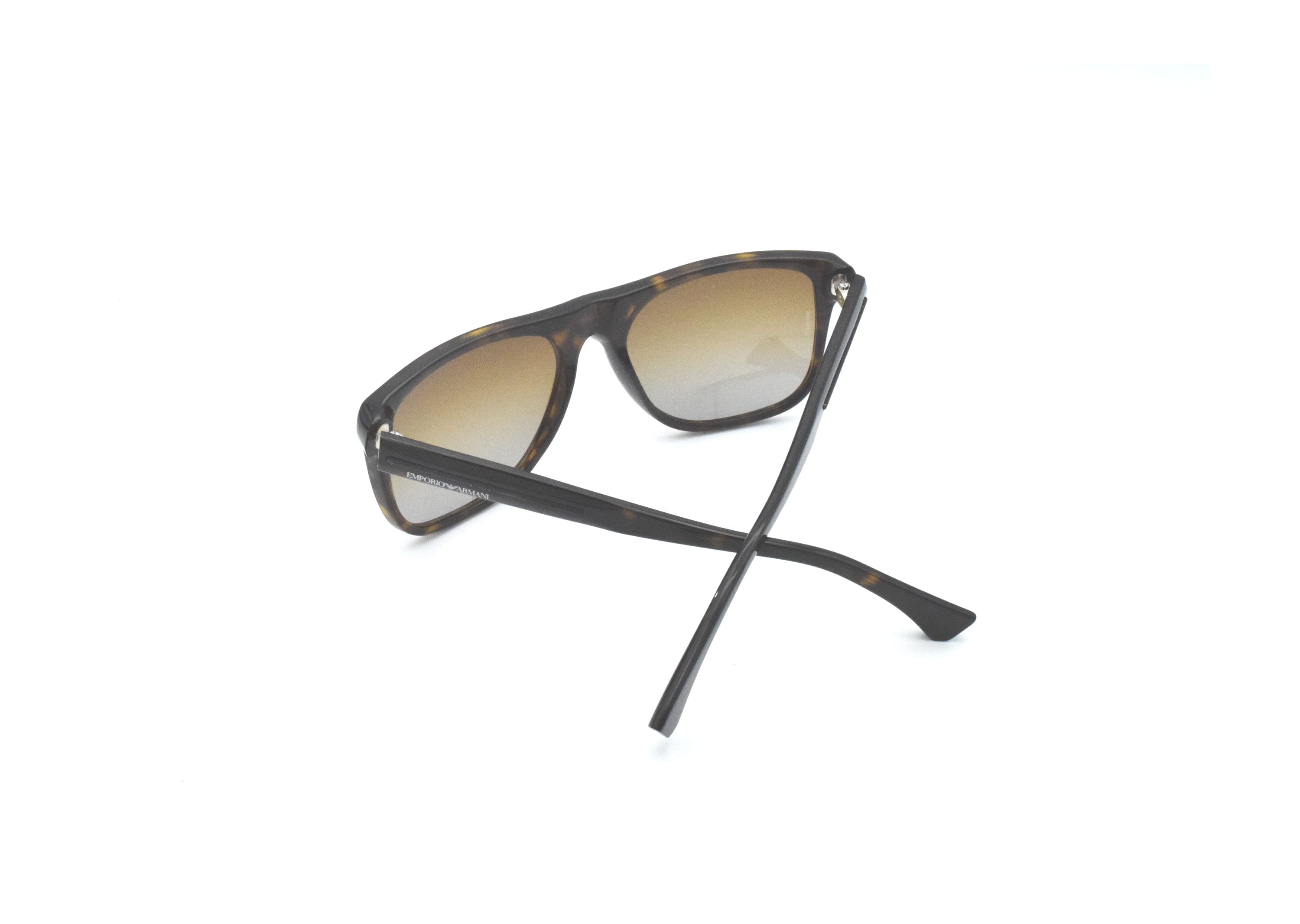 Emporio Armani EA4014 Sunglasses Tortoise Polarized Lens Plastic Brown Emporio Armani EA 4014 5026/T5 Tortoise Frame / Brown  main image 2