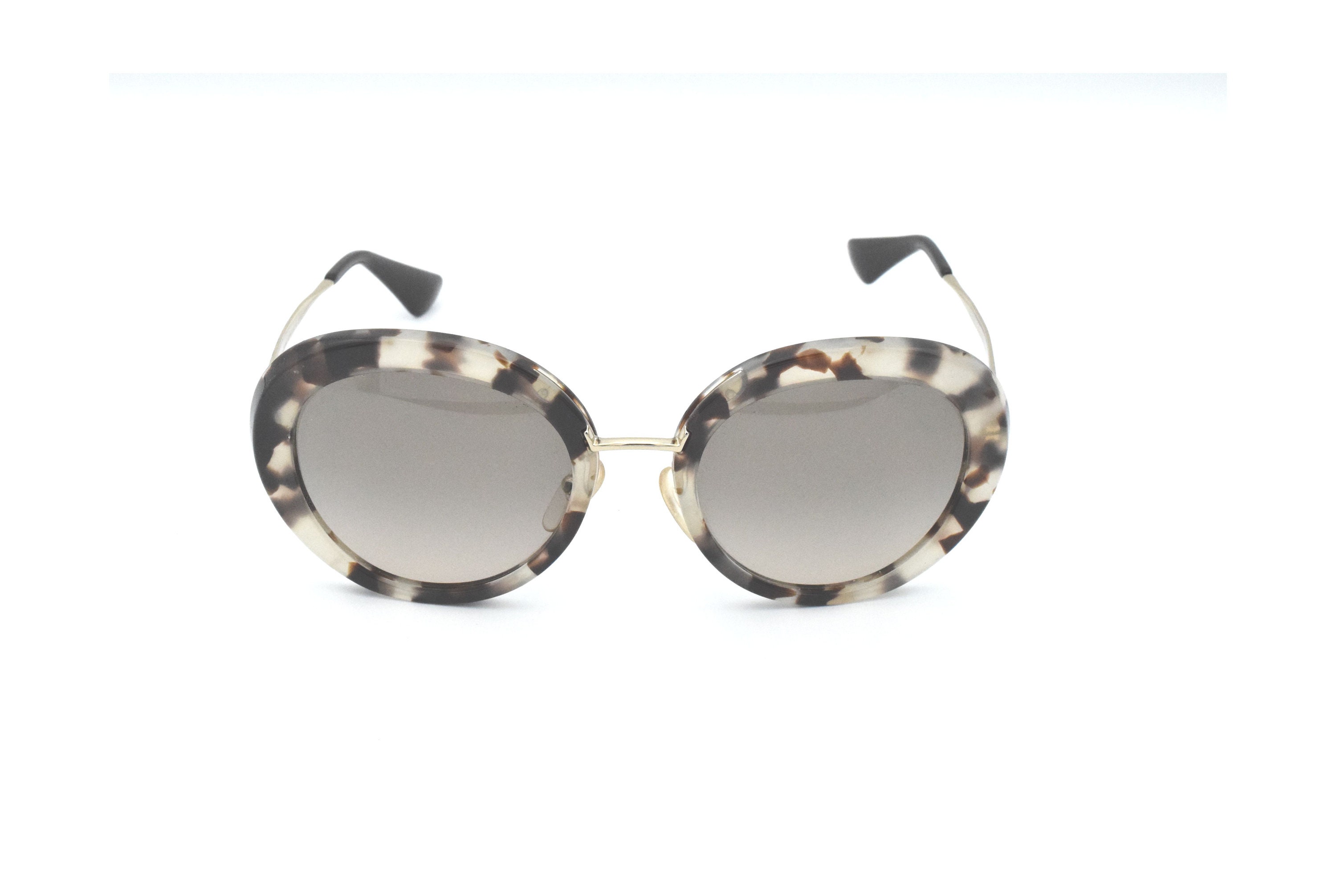 Prada SPR16Q UAO 2D0 Spotted Opal Brown Brown Gradient Lenses Etsy