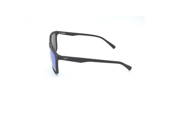 Maui Jim Wild Coast MJ 756-02MR Matte Black / Blue Hawaii Polarized View 3