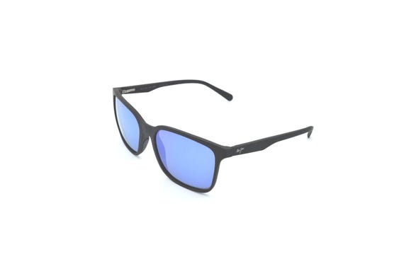 Maui Jim Wild Coast MJ 756-02MR Matte Black / Blue Hawaii Polarized