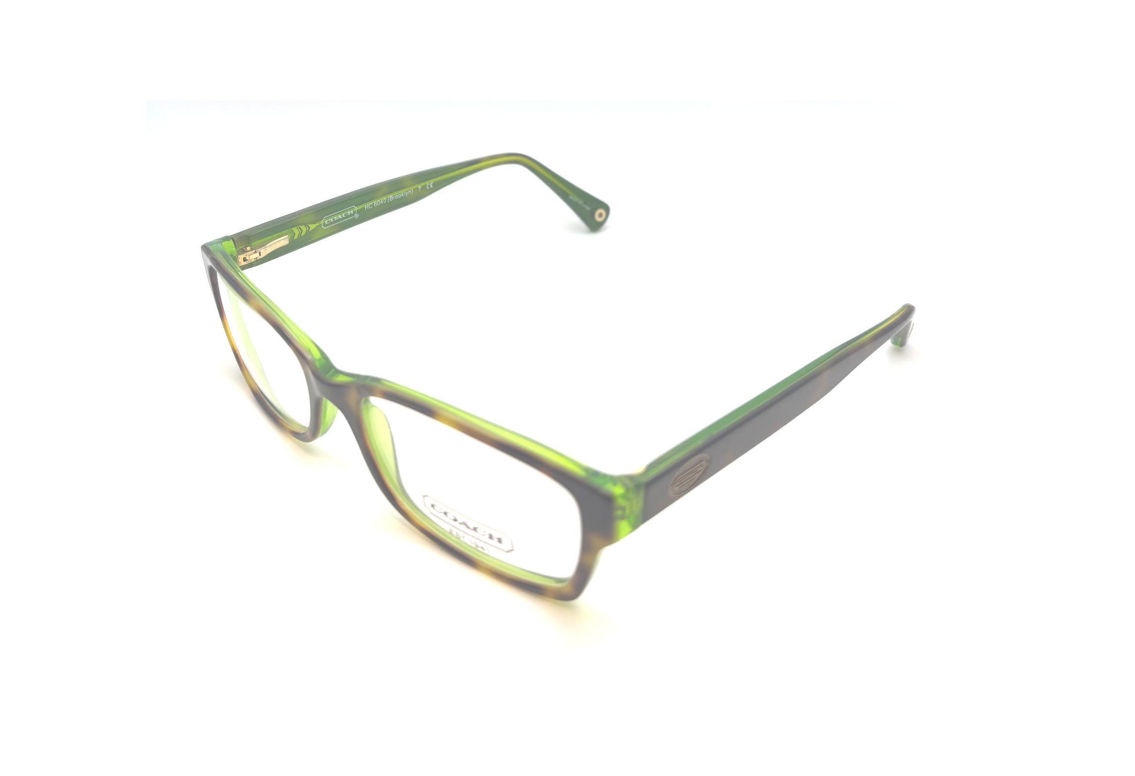 COACH Eyeglasses HC 6040 Brooklyn 5117 Tortoise/green Frame  display picture 3