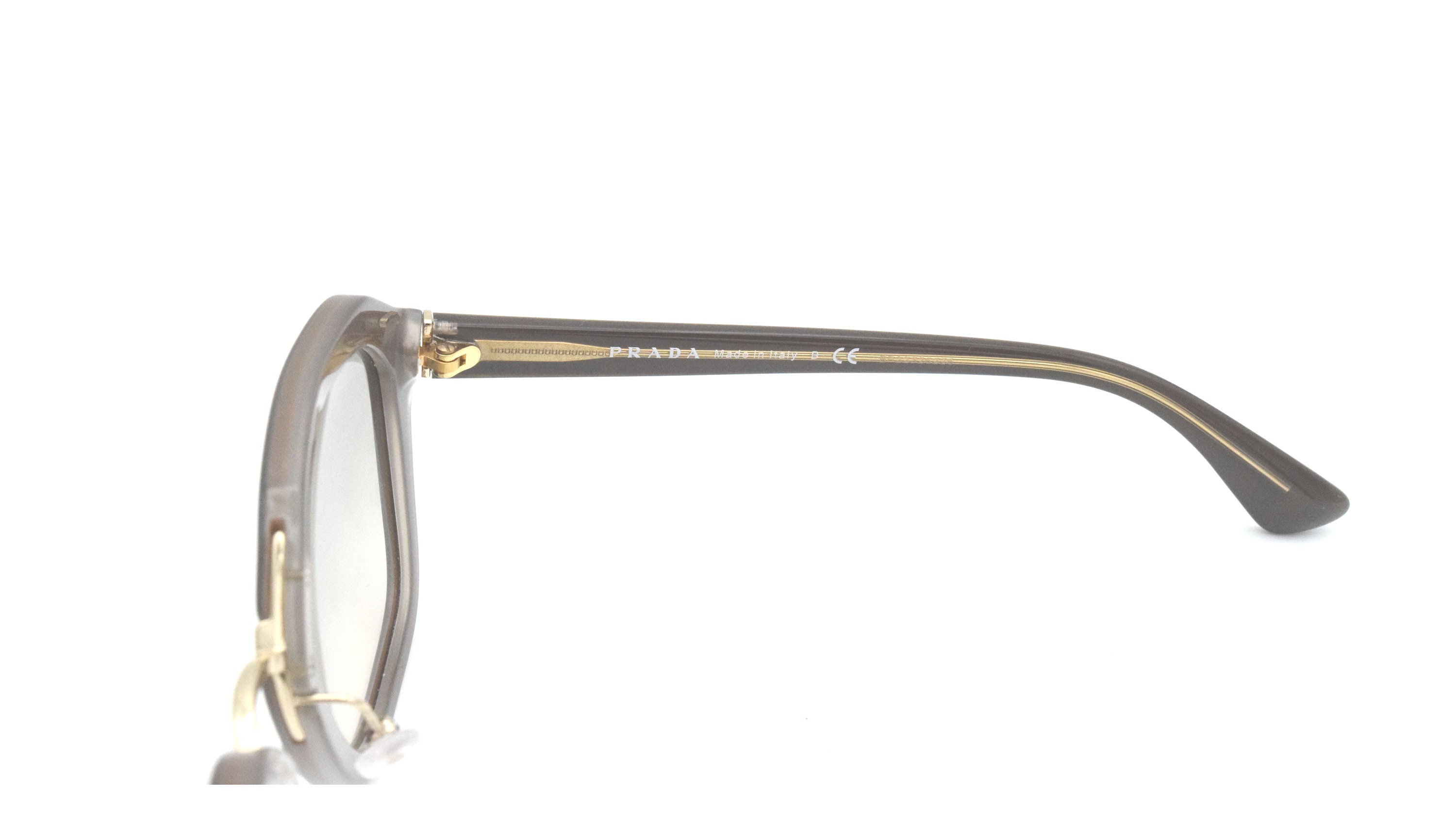 Buy Prada 25R UED-3H2 Oval Brown / Gray Lenses Online in  display picture 3
