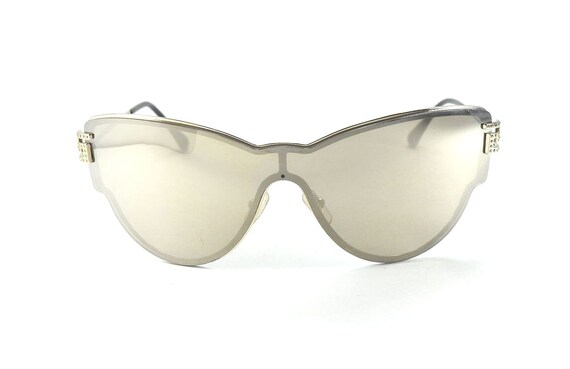 Versace 2172-B 1252/5A Gold Black Rhinestone Frame / Gray  display picture 1