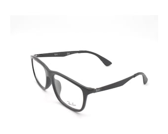 Ray-Ban Eyeglasses RB 7055F 2000 Shiny Black Frame 56 mm+ RB Case