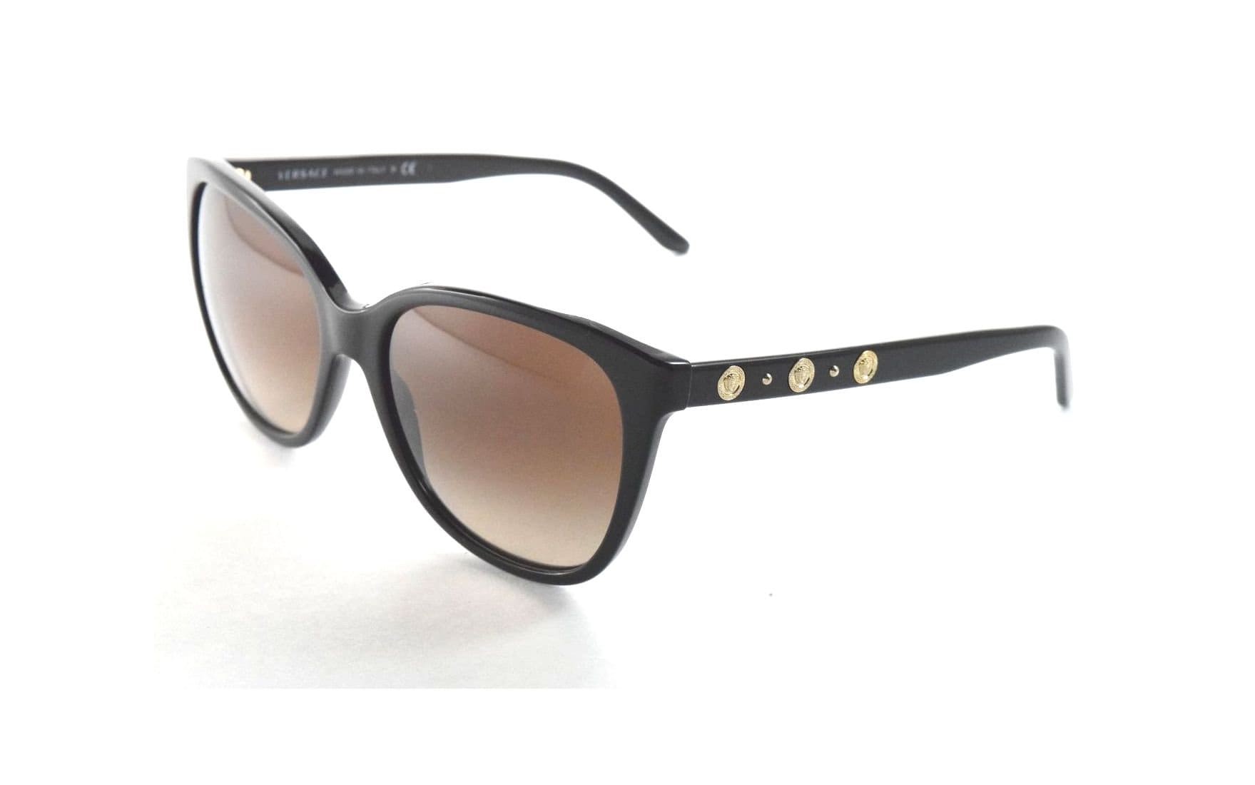 Versace sunglasses model 4281 Versace 4281 GB1/13 Black / Brown Gradient Sunglasses - Etsy main image 4