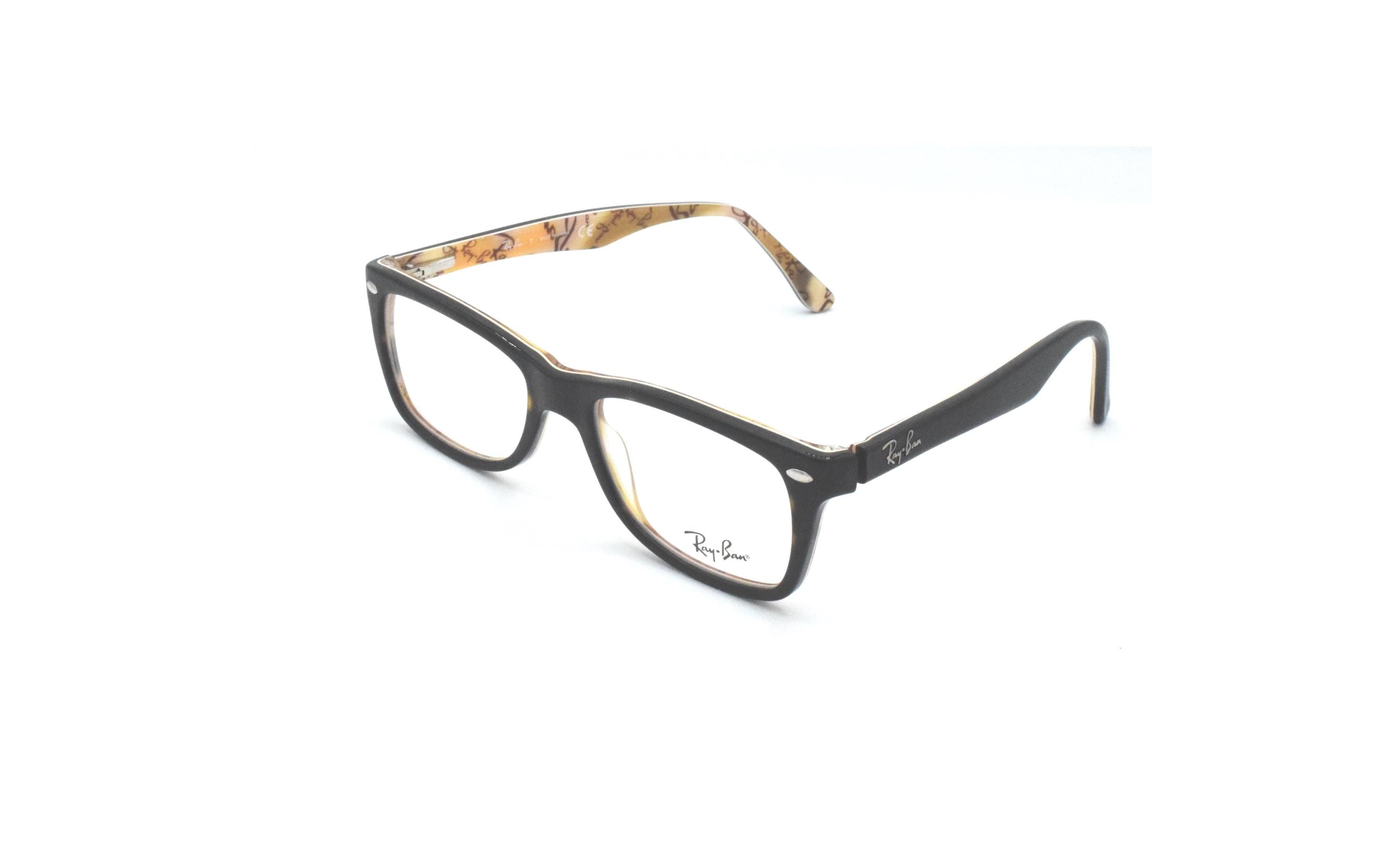 Ray-ban RB 5228 5409 Eyeglasses Havana on Texture Camouflage  display picture 2
